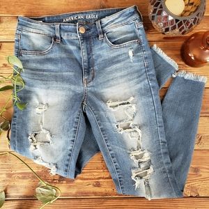 American Eagle Denim Jeggings Size 6R
